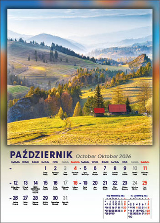 Kalendarz wieloplanszowy STANDARD – 4 pory roku | J-WP115