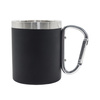 Kubek stalowy Magaro 300 ml, czarny | RD-R08463.02