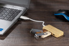 Rozdzielacz bambusowy HUB USB z wymienną wtyczką - RIVO | BC-09170-17