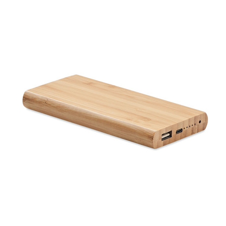 Bambusowy power bank 6000 mAh | MO-MO6815-40