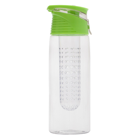 Bidon Frutello 700 ml, zielony/transparentny | R08313.05