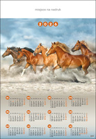 Kalendarz planszowy B1 – Konie | J-B 22