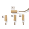 Kabel USB 3 w 1 FLAX | BC-09141-17
