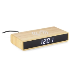 Zegar na biurko z ładowarką indukcyjną INDUCTO 03092