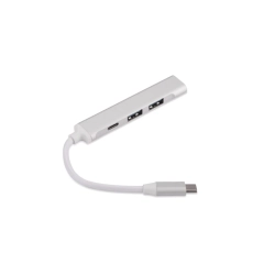Rozdzielacz HUB USB z kablem typ C - ROSKO 09163-00