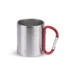 Kubek z karabińczykiem CAMPIC 200 ml 16400-04