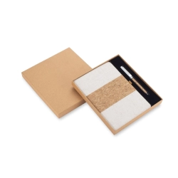 Zestaw - notes z długopisem CALMO A5 | BC-18003-17