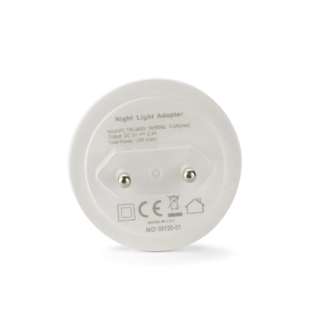 Ładowarka sieciowa USB z lampką nocną NOTTO | BC-09135-01
