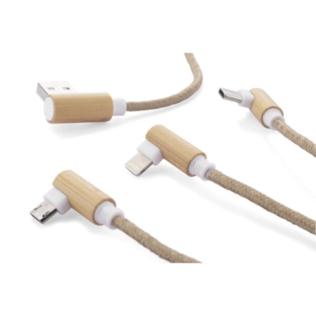 Kabel USB 3 w 1 FLAX | BC-09141-17