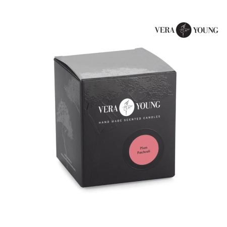 Świeca sojowa 170g - Plum & Patchouli - VERA YOUNG | BC-12102-19