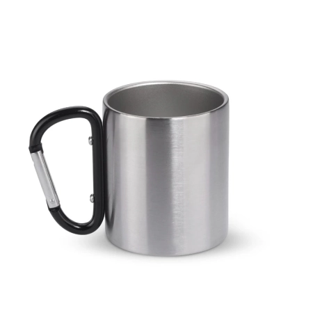 Kubek z karabińczykiem CAMPIC 200 ml | BC-16400-02