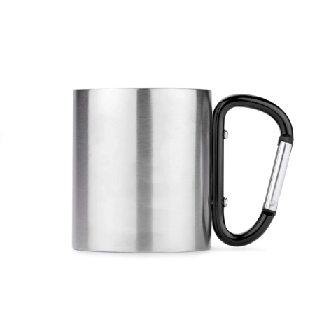 Kubek z karabińczykiem CAMPIC 200 ml | BC-16400-02