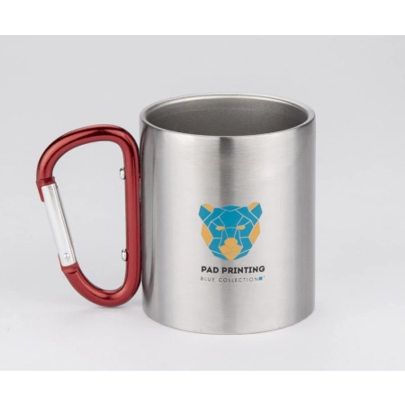 Kubek z karabińczykiem CAMPIC 200 ml | BC-16400-04