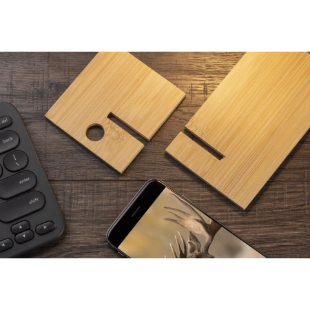 Bambusowy stojak na telefon RAGA | BC-17718