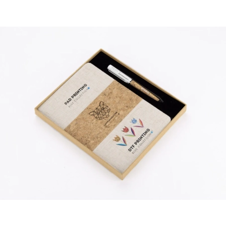 Zestaw - notes z długopisem CALMO A5 | BC-18003-17