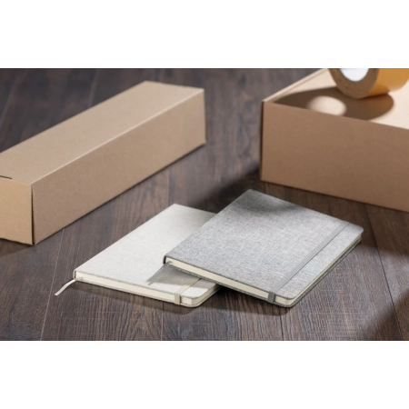 Notes z recyklingowanej bawełny BIVELLO A5 | BC-18011-14