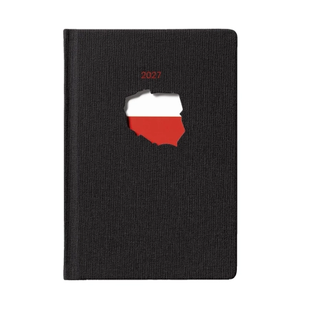 Kalendarz książkowy A5 Dzienny POLSKA