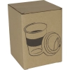 Kubek szklany z pokrywką 300 ml AMANDA | MC-6257204