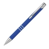 Długopis z aluminium z recyklingu półżelowy soft touch DUNMORE 399104