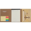 Folder z notatnikiem w linie i przyborami do pisania CALVIN | MC-2119401