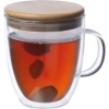 Kubek szklany z pokrywką 350 ml CECIL | MC-8153766