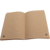Notatnik A5 w linie z papieru z recyklingu BENEDETTO | MC-2338613