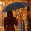 Parasol automatyczny drewniany Ø105 cm NANCY | EG-513103