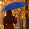 Parasol automatyczny drewniany Ø105 cm NANCY | EG-513104