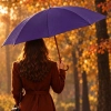 Parasol automatyczny drewniany Ø105 cm NANCY | EG-513112