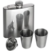 Piersiówka stalowa 170 ml z 2 kieliszkami SANDVIKEN | EG-016807