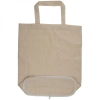 Torba bawełniana z krótkimi uszami składana 120 g/m2 FERRARA | EG-085913