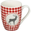 Zestaw 2 świątecznych kubków porcelanowych 300 ml ARMIN | MC-82536mc