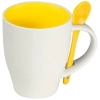 Kubek ceramiczny z łyżeczką PALERMO 250 ml | EG-509508