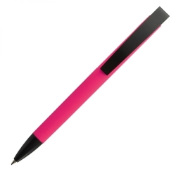Długopis plastikowy soft touch BRESCIA 009911