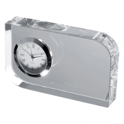 Szklany blok z zegarem GERALD 2750366