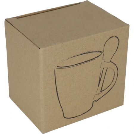 Kubek ceramiczny z łyżeczką 250 ml ARMANDO | MC-8509508