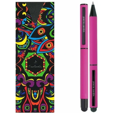 Zestaw piśmienny długopis i pióro kulkowe touch pen soft touch CELEBRATION Pierre Cardin | MC-B0401002IP311