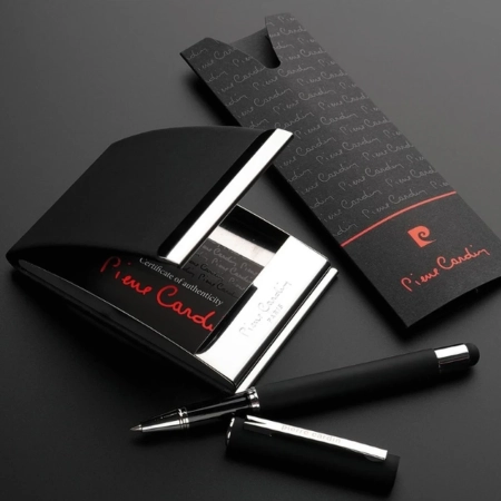 Zestaw etui na wizytówki i pióro kulkowe touch pen CONCORDE Pierre Cardin | MC-B3500700IP303