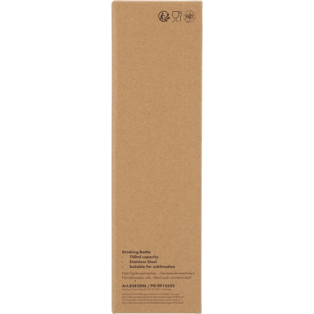 Butelka stalowa do sublimacji SANTIEGO 750 ml | EG-382806