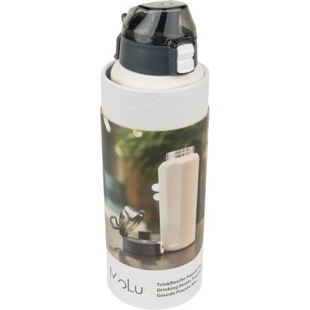 Butelka termiczna stalowa z recyklingu PUENTE ALTO MoLu 600 ml | EG-481506