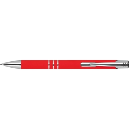 Długopis z aluminium z recyklingu półżelowy soft touch DUNMORE | EG-399105