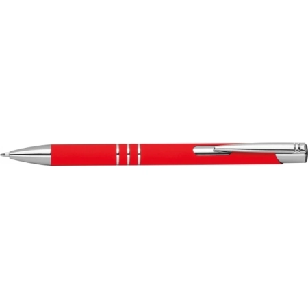 Długopis z aluminium z recyklingu półżelowy soft touch DUNMORE | EG-399105