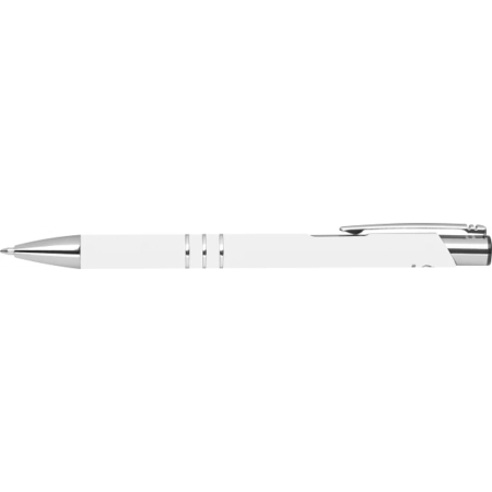 Długopis z aluminium z recyklingu półżelowy soft touch DUNMORE | EG-399106