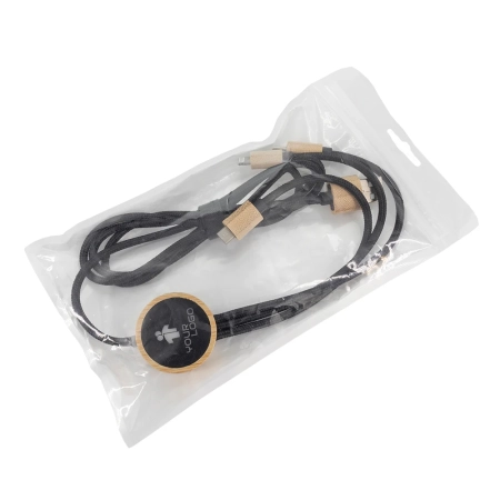Kabel 3w1 z podświetlanym logo długi 120 cm | MC-EG059113