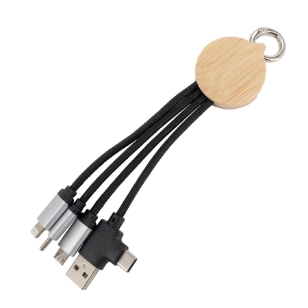 Kabel 4w1 z podświetlanym logo, LH-ZMU05 | EG-EG059213