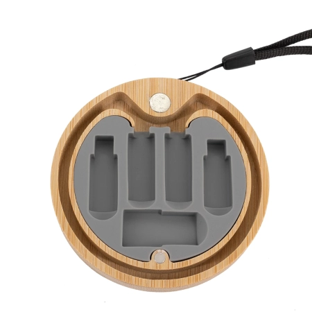 Kabel 4w1 w drewnianej obudowie, LH-ZM01 | EG-EG059313