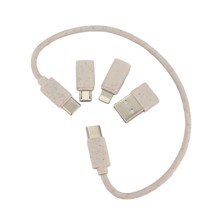 Kabel 4w1 w drewnianej obudowie, LH-ZM01 | EG-EG059313