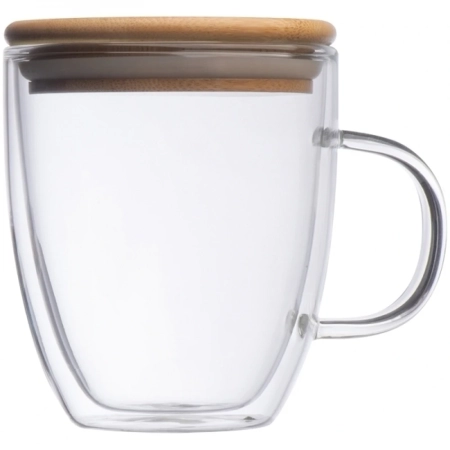 Kubek szklany z pokrywką GERTHE 350 ml 153766