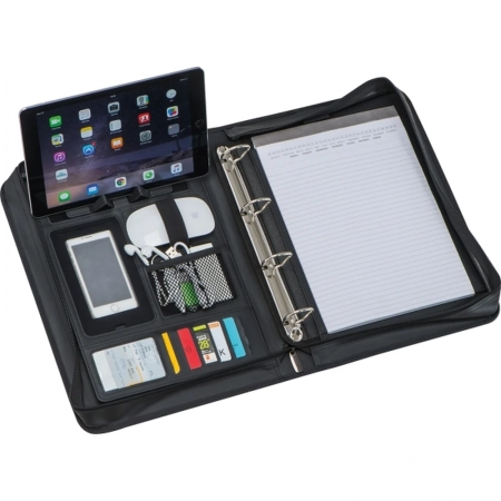 Folder A4 z notatnikiem w linie i segregatorem LUCIANA | MC-2063703