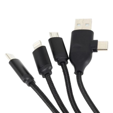 Kabel z podświetlanym logo 4w1, RXD-368 | MC-EG059903